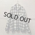 COOTIE - Shadow Check Open Collar Shirt