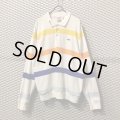 Supreme × LACOSTE - Border Long Sleeve Polo Shirt