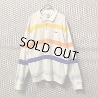 Supreme × LACOSTE - Border Long Sleeve Polo Shirt