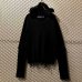 画像1: Black means - Frayed Pullover Hoodie (1)