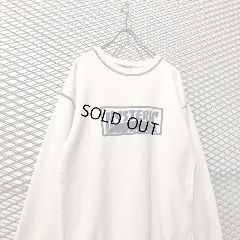 画像2: HYSTERIC GLAMOUR - 90's Logo Sweat (White)