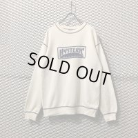 HYSTERIC GLAMOUR - 90's Logo Sweat (White)