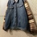 画像3: Used - Knit Switching Denim Jacket