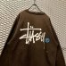 画像2: STUSSY - "Big Logo" Sweat (Brown) (2)