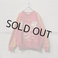 KANSAI MAN - "SKA" Embroidery Raglan Switching Knit