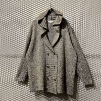 Used - Silk Blend Knit Hood Jacket