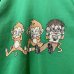 画像4: "Three wise monkeys" Pullover Sweat【GREEN】 (4)