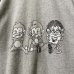 画像4: "Three wise monkeys" Pullover Sweat【GRAY】 (4)