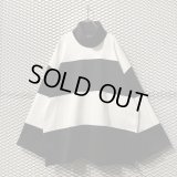 LAD MUSICIAN - Border Highneck Long Sleeve Tops