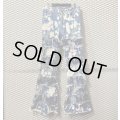 SEXY DYNAMITE LONDON - "HAGI" Bleach & Crash Flare Denim Pants