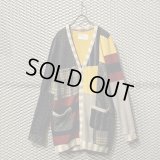 NOZOMI ISHIGURO - Different Material Switching Cardigan
