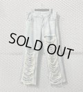 TORNADO MART - Crash Denim Pants