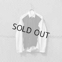 COMME des GARCONS SHIRT - Crinkled Docking Design Shirt 