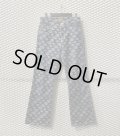 OZONECOMMUNITY - Logo Pattern Flare Denim Pants