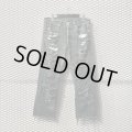 VINTI ANDREWS - Crash ＆ Repair Denim Pants (Black)