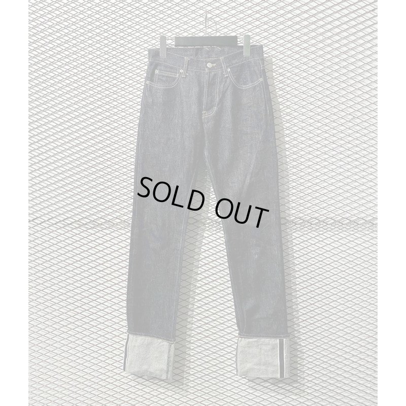 画像1: yuji yamada - Roll-up Design Denim Pants