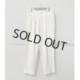 Y's for men - 80's 2-Tuck Linen Wide Slacks