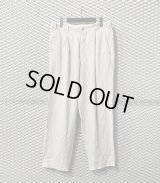 Y's for men - 80's 2-Tuck Linen Wide Slacks