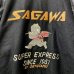 画像2: SAGAWA - 80's Leather Switching Stadium Jumper (2)