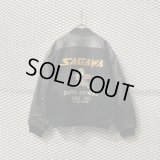 SAGAWA - 80's Leather Switching Stadium Jumper