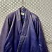 画像4: Used - Shawl Collar Leather Coat (Purple)