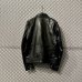 画像5: Used - Quilted Leather Riders Jacket (5)