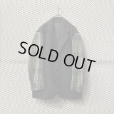 EMPORIO ARMANI - Check Switching Tailored Jacket