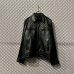 画像1: Used - Quilted Leather Riders Jacket (1)