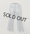 TORNADO MART - Lace-up Flared Denim Pants