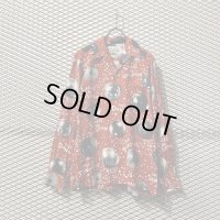 WACKO MARIA - "Mirror Ball" Open Collar Shirt