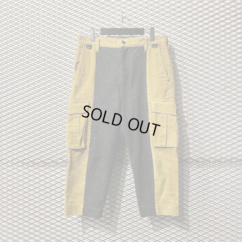 画像1: JUVENILE HALL ROLLCALL - Corduroy Switching Cargo Pants