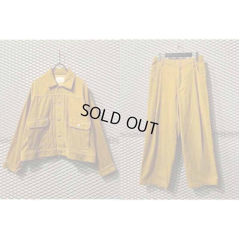 画像1: NEON SIGN - Corduroy Setup (Mustard)