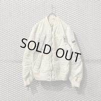 DIESEL - Rebuilding Bomber Jacket (White) 