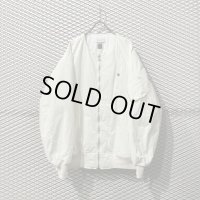 FACETASM - Nocollar Bomber Jacket (White)