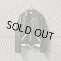 FACETASM - Cow Leather Riders Jacket