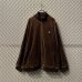 画像1: MACK DADDY - Velor Track Jacket (Brown)  (1)