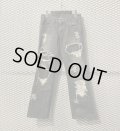 TORNADO MART - Damage & Repair Flared Denim Pants