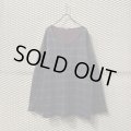 UNDER COVER - Cut-off Tartan Check Knit