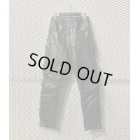 Used - 80's Lace-up Leather Pants