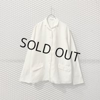 JIL SANDER - Open Collar Linen Shirt