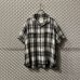 画像1: BAL - Shadow Check Open Collar Shirt (1)