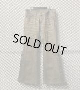 TORNADO MART - Lace-up Flared Denim Pants