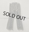 TORNADO MART - Lace-up Flared Denim Pants