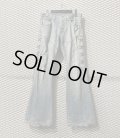 TORNADO MART - Lace-up Flared Denim Pants