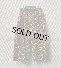 Sasquatchfabrix - 4-Tuck Giraffe Wide Pants