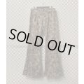 TORNADO MART - Paisley Lace-up Flared Pants