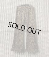 TORNADO MART - Paisley Lace-up Flared Pants