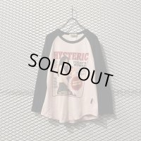 HYSTERIC GLAMOUR - 80's "Girl" Raglan Tee