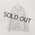 SUNSEA - Check Rayon Open Collar Shirt
