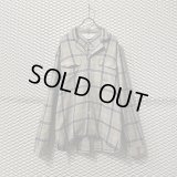 SUNSEA - Check Rayon Open Collar Shirt